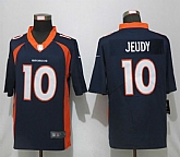 Nike Denver Broncos 10 Jeudy Blue NFL Draft First Round Pick Vapor Untouchable Limited Jersey,baseball caps,new era cap wholesale,wholesale hats